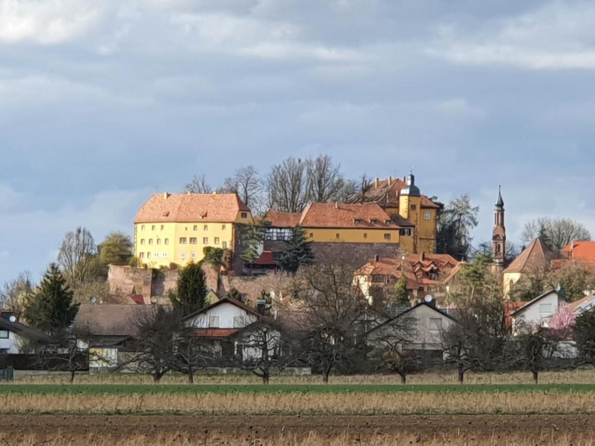 Ferienwohnung zum Schlossblick Nähe Europa Park Mahlberg Exterior foto